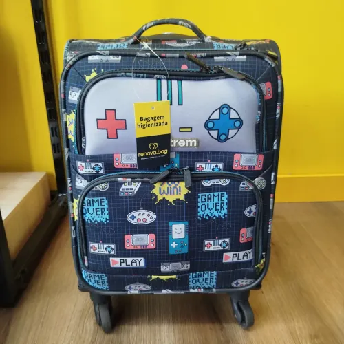 Mala de Rodinhas Gamer - Conforto e Estilo em Suas Viagens!