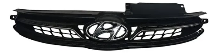 Grade Dianteira Elantra 2012 2013 Preto Ok