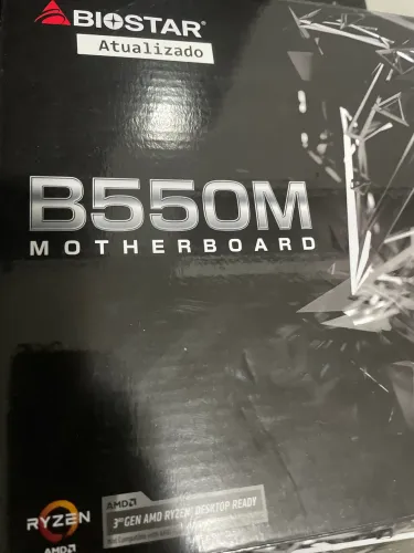 B550M BIOSTAR PARA VENDA DE PEÇAS (DEFEITO CONSERTAVEL TAMBÉM)