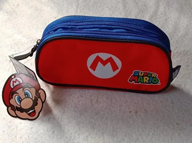 Estojo duplo fecho Super Mario