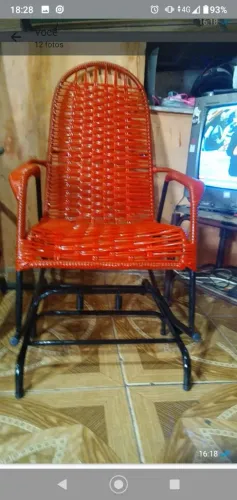 Cadeira de balanço de mola 220 reais avista 