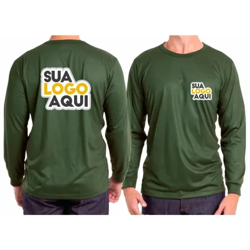 Camiseta manga longa uniforme
