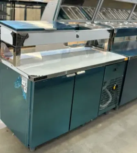 Balcão refrigerado condimentadora 1,5M refrimate pronta entrega (alef)