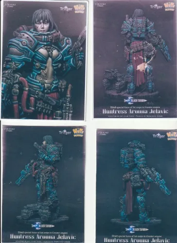 venda de figuras em resina montados 