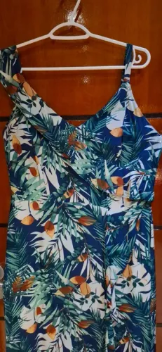 Vestido midi verde 