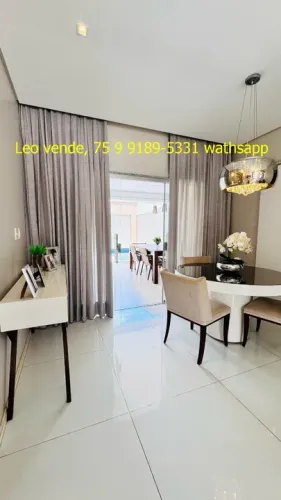 Leo vende bairro Sim, 3\4 suíte, closet, piscina e área goumert
