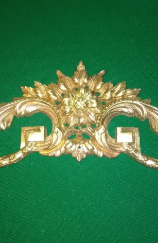 Antigo Aplique para móveis em bronze 