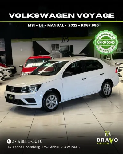 Volkswagen Voyage 1.6 MSI 16v Flex 2022 - 45 mil KM!