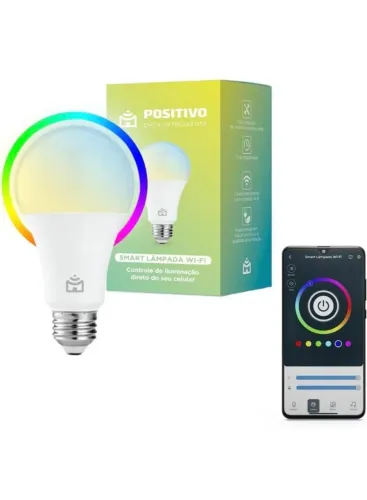 Smart Lâmpada Wi-Fi Positivo Casa Inteligente (Alexa)