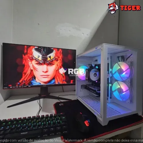 Pc Gamer Novo Completo - Ryzen 5 4500 + RTX 3050 6GB + RAM 16GB + SSD M.2 NVMe 512GB