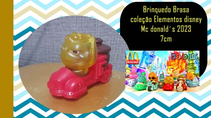 Brinquedo Brasa coleção Elementos disney Mc donald´s 2023