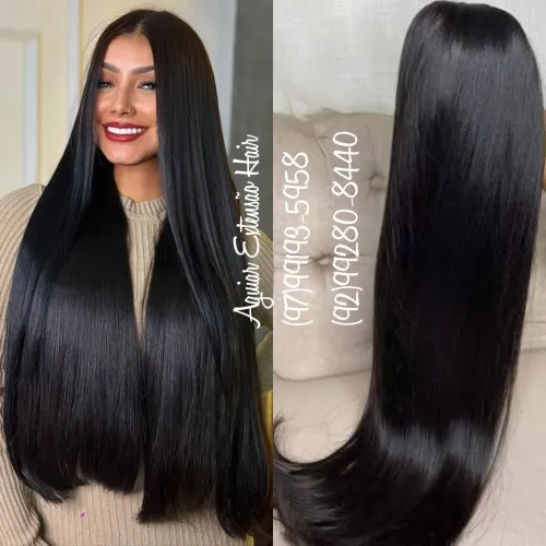 Extensão Capilar Aguiar Hair - Cabelo Liso e Sedoso