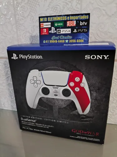 controle Playstation 5 edição especial god of war