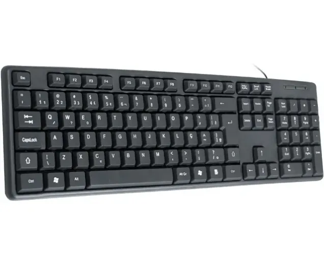 Standart Keyboard KB-3728 -  ENTREGA GRATIS E GARANTIA DE 1 ANO EM ATÉ 12X
