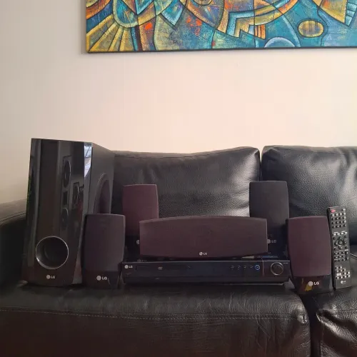 Home Theater LG 500W Muito Potente Funcionando