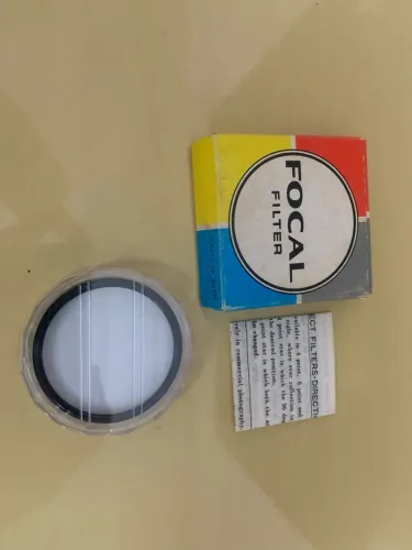 Filtro UV Vintage Focal 52mm Completo na Caixa - Made in Japan?