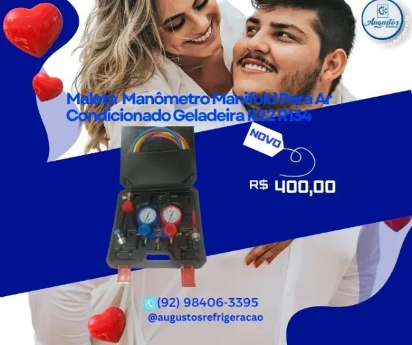 Vendo maleta Manômetro Manifold para ar condicionado