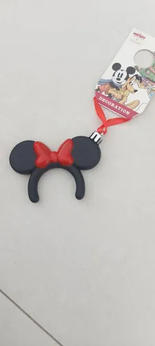 Enfeite de Natal minnie, novo. Disney.