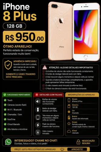 IPHONE 8 plus usado