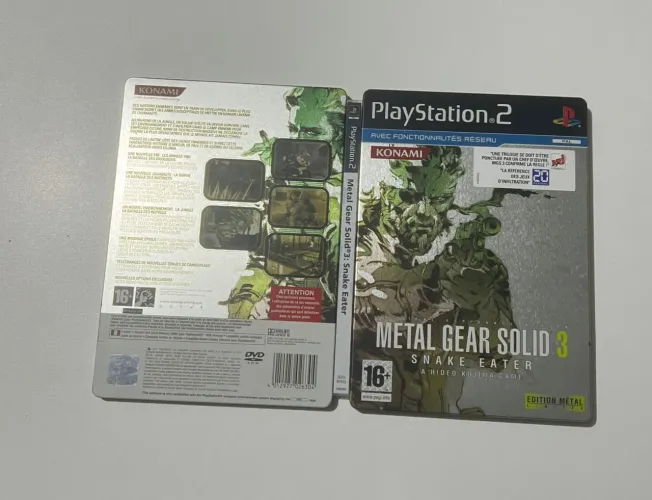 Metal gear solid 3 ps2 steelbook