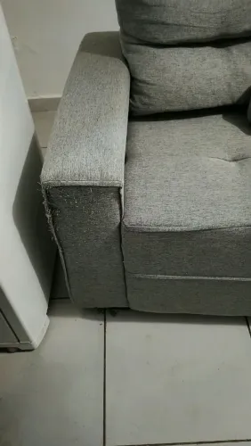 Título: Sofá 3 Lugares Cinza