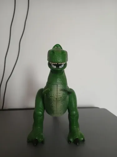 Rex toy story 2015 mattel com falas em português - com detalhes