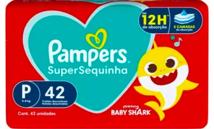 Fralda descartavel pampers