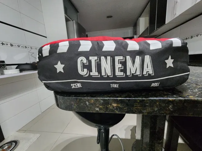 Almofada Porta Pipoca personalisada Cinema