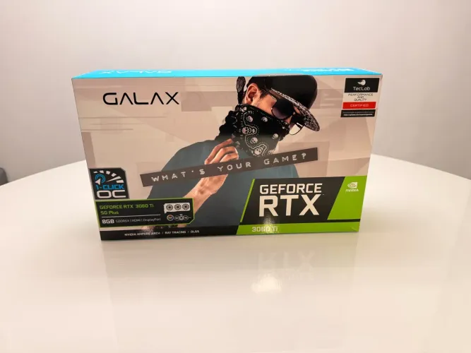 RTX 3060 Ti Galax Triple Fan - Completa na Caixa