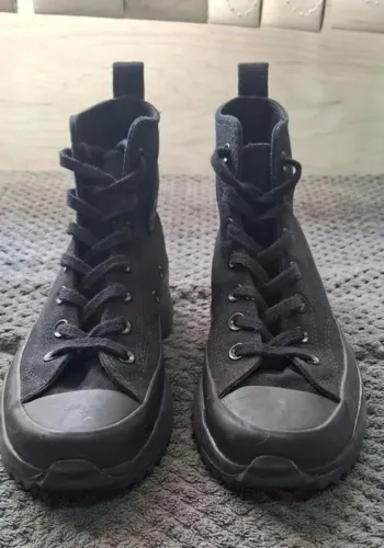 All Star plataforma preto