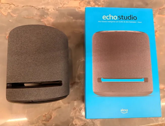 Amazon Echo Studio 1ª Geração Impecável - Na Caixa Original