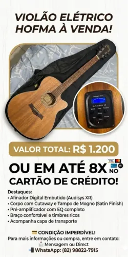 Violão novo