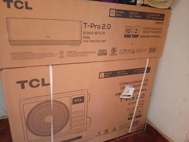Vende ar-condicionado novo na caixa