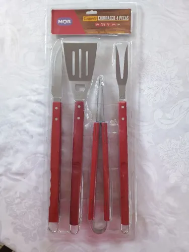 Conjunto para churrasco 4 peças