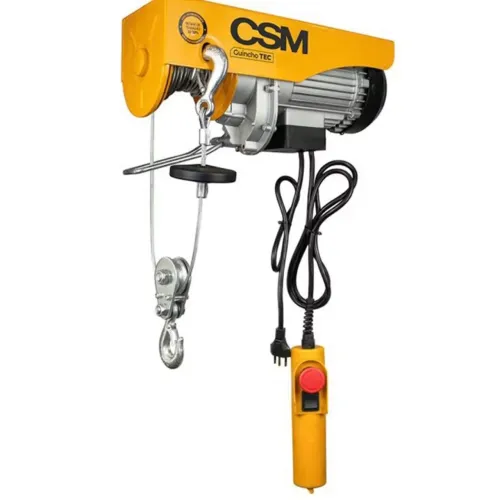 Guincho + Suporte; Novo na caixa; Para 600kg - 12m - 220V