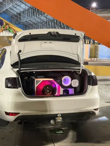 caixa trio, som automotivo 