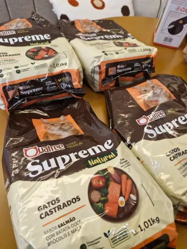 4 KG RAÇÃO SUPER PREMIUM PARA GATO CASTRADO ADULTO