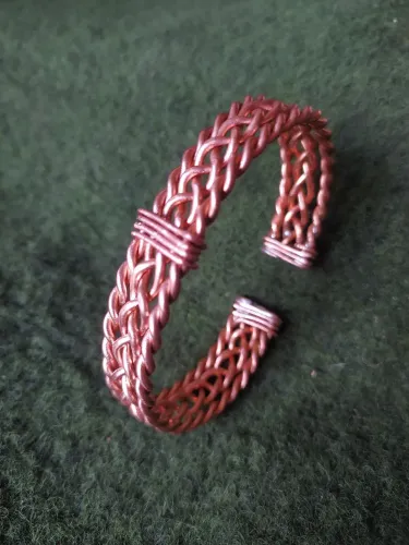 Bracelete/pulseira em cobre puro