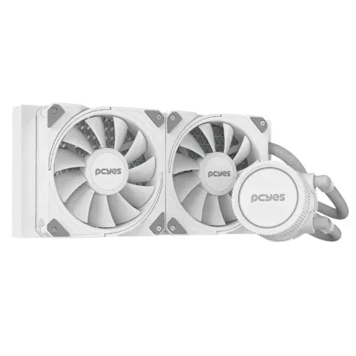 Water Cooler | PCyes Sangue Frio 3 White Ghost | 240mm | AMD & Intel | Branco - Loja FH
