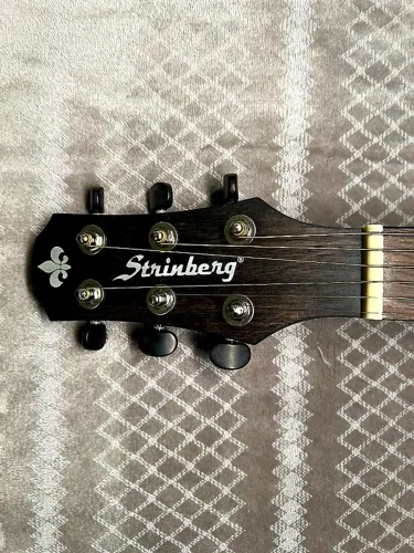 Violão Canhoto Eletroacústico Strinberg SD25C Preto + Capa