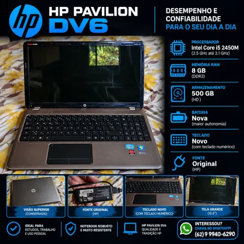 Notebook hp pavilion dv6