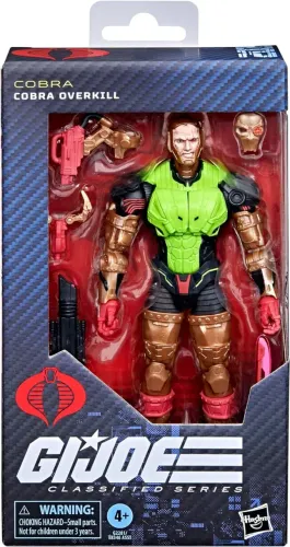 Hasbro Gi Joe Classified Series - #201 Cobra Overkill - Novo / Lacrado