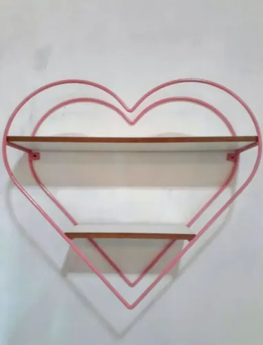 Prateleira estante coração