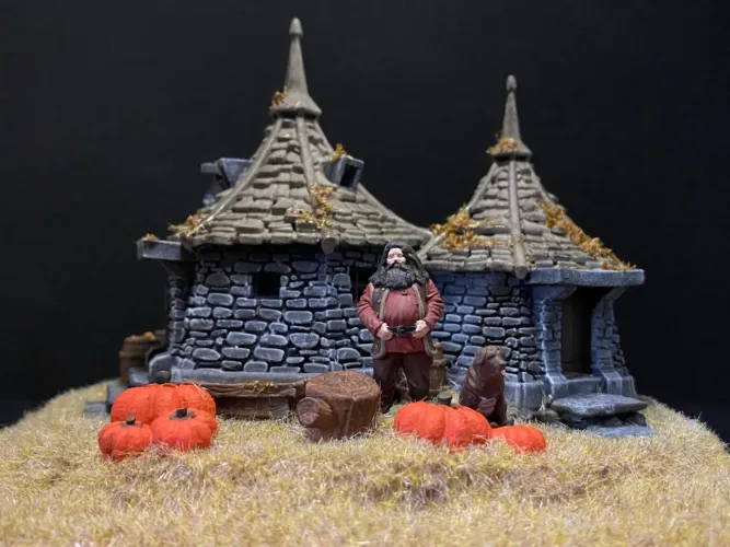 Cabana do Hagrid | Diorama Harry Potter