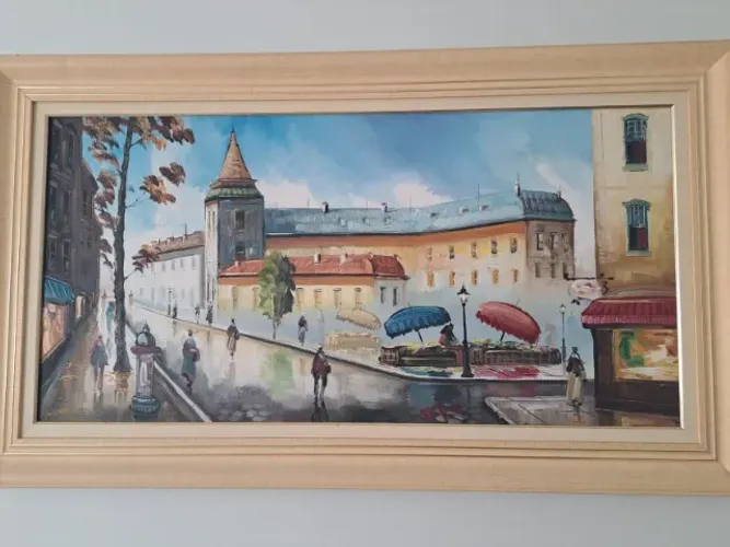 Quadro de pintura à óleo