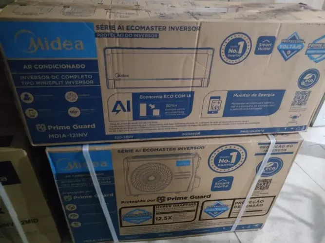 Ar condicionado Mideia 12000 BTus inverter com IA por apenas 1880,00 em dinheiro