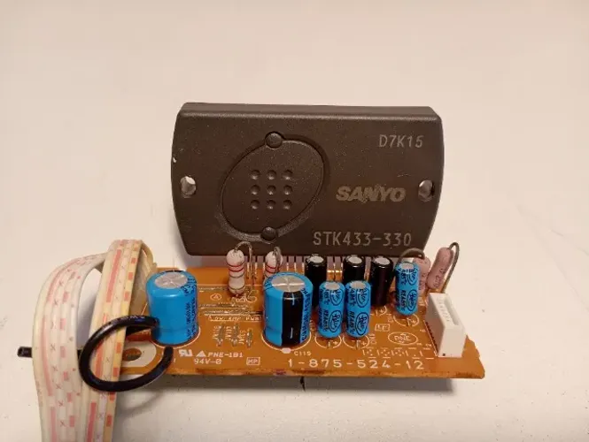 Circuito integrado STK 433-330 SANYO original com a placa. Funcionando perfeitamente.