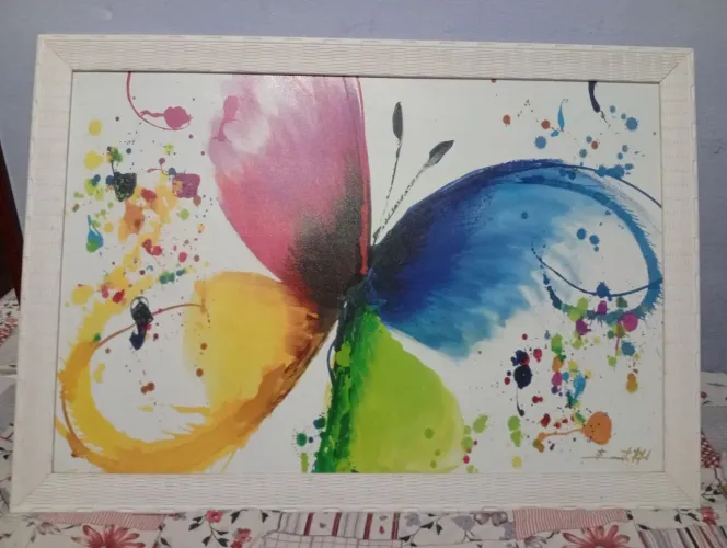 Quadro borboleta grande (100 cm / 30 cm) 