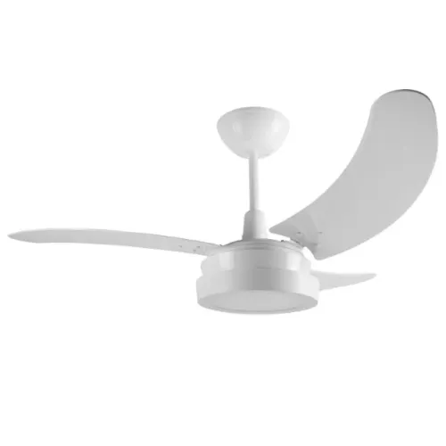 Ventilador De Teto Tron Búzios Max Led 3 Pás Silencioso Branco