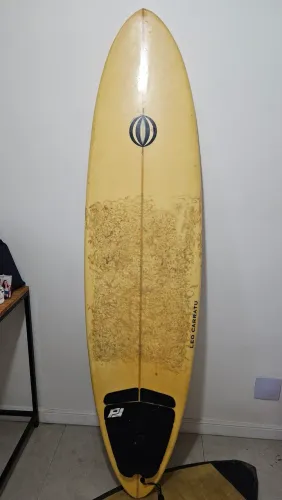 Prancha de Surf Leo Carratu com Capa e Deck